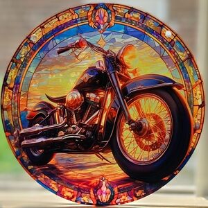 Sunset Harley Davidson Suncatcher